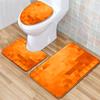 Halloween Bathroom Three-Piece Floor Mat Household Door Mat Bedroom Living Room Carpet