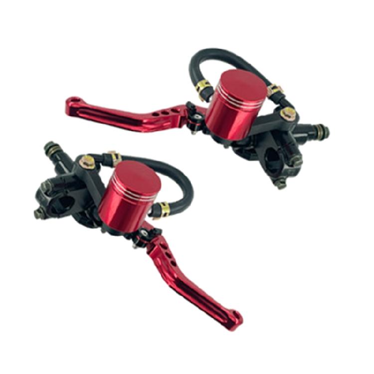 1 Pair 7/8" 22mm Motorcycle Brake Clutch Master Cylinder Reservoir Lever Oil Cup