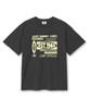 Leijimeli Lm Deft 20-Count Cotton Oversized Short Sleeve T-Shirt Dark Gray