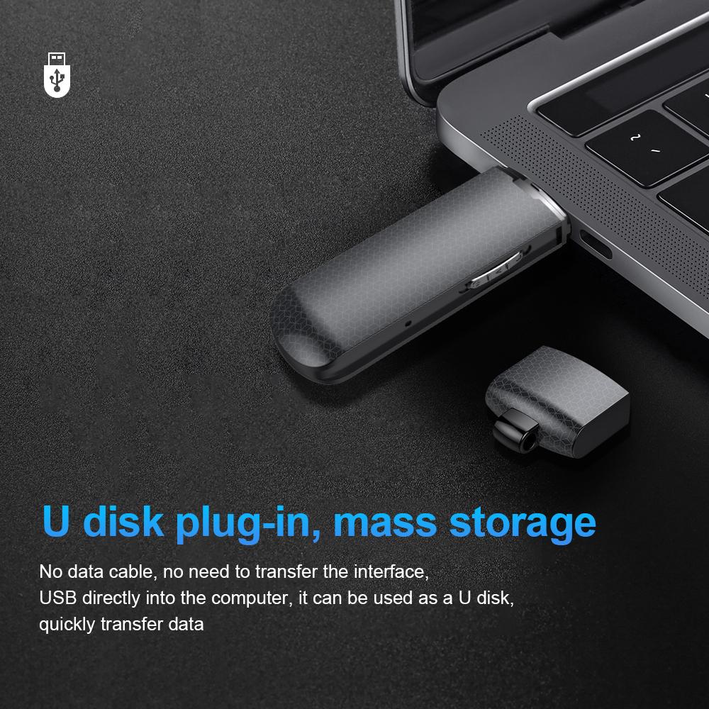 Mini-Sprachaufnahmegerät mit Sprachaktivierung für 16 GB, USB-Stick, U-Disk