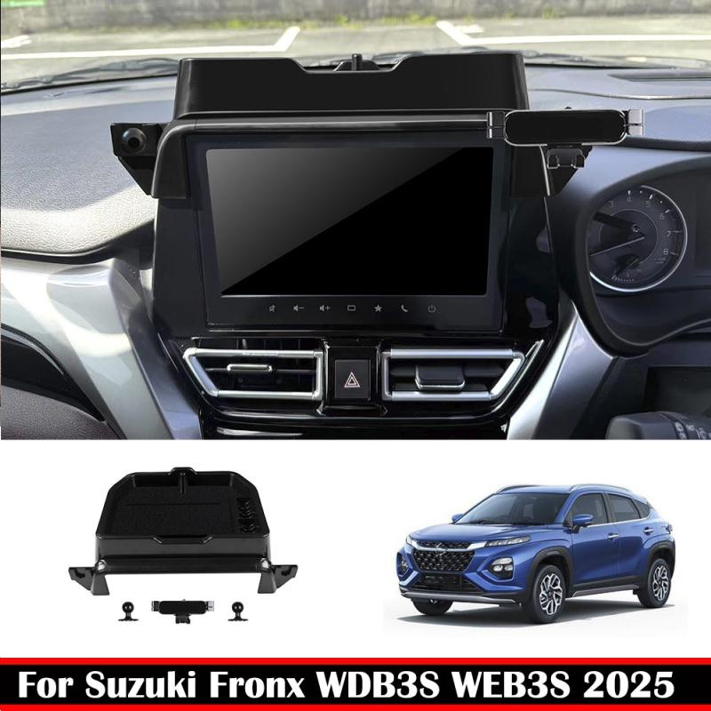 For Suzuki Fronx WDB3S WEB3S 2025 2026 front dashboard trument panel Item storage box phone holder cover Interior Accessories