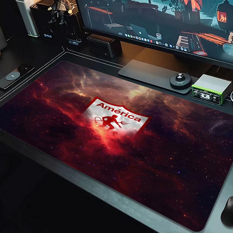Arsenal F Großes Mauspad Große Gaming-Tischunterlage Rutschfest für Laptop Tablet Großes Mauspad XXL Matte Mini-PC-Spielmatte Mit verriegeltem Rand