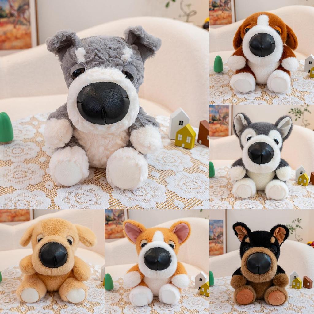 Cute Husky Plush Toy With Pp Cotton Filling For Kids And Collectors