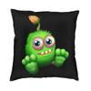 My Singing Monsters Cushion Cover Sofa Living Room Electronic Games Square Throw Pillow Cover 40x40cm