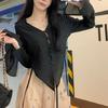 Women's Spring/Summer 2026 Long Sleeve Two-Piece Set: Sun Protection Top & Skirt