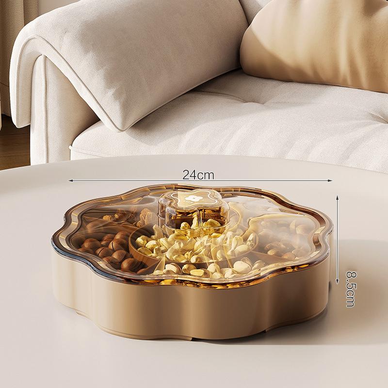 Home Candy Tray, Dried Fruit Snacks, Candy Storage Tray, Living Room Coffee Table Dried Fruit Small Item Storage Box Pp Material