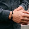Noter New Stylish Knot Bracelet for Men Handmade Sliding Adjustable 3mm Thin String Braslet Outdoor Mountaineering Braclet Joias