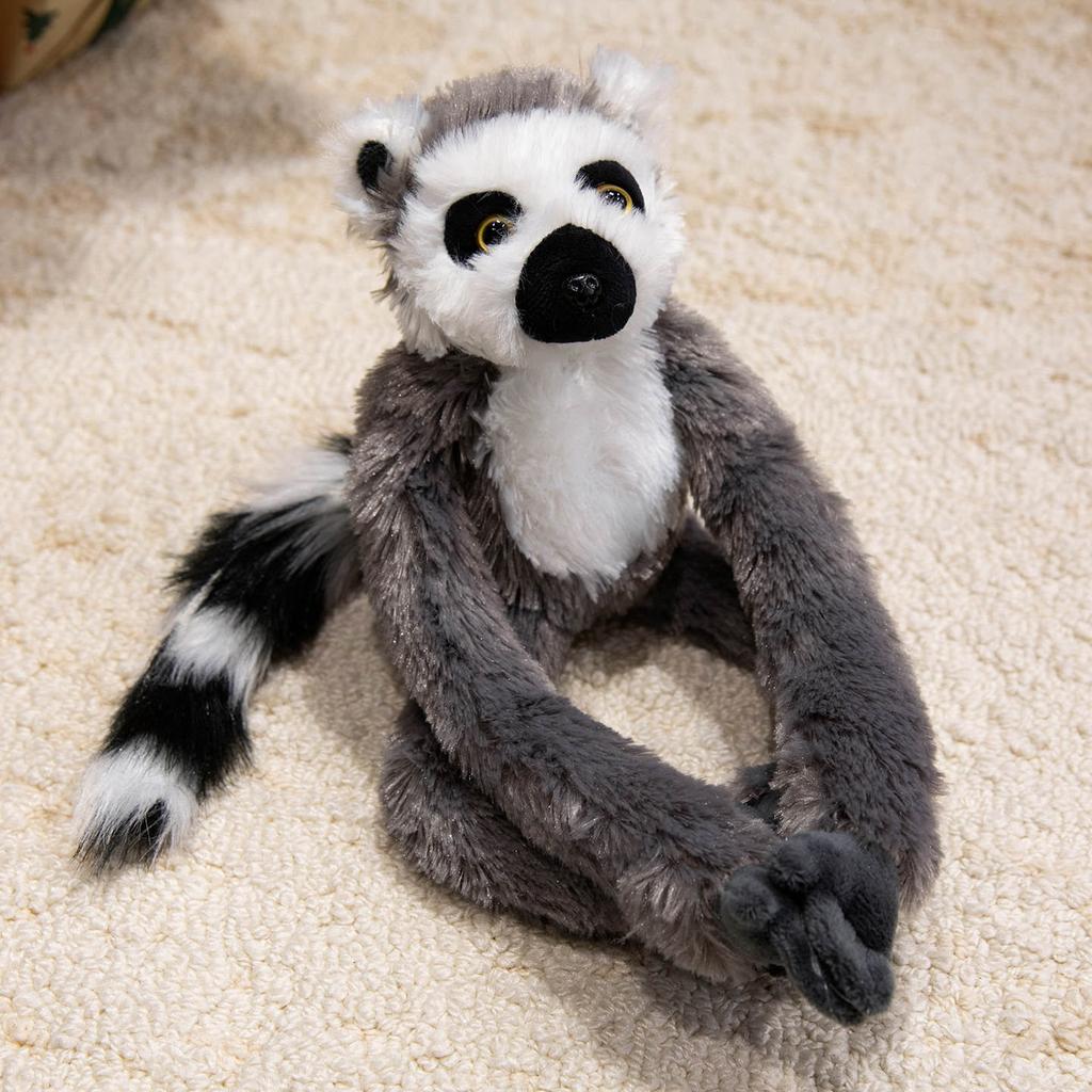 Simulation Long Arms Animal Plush Toy Cute Mom&Baby Gorilla Monkey Chimpanzee Sloth Lemur Doll Hanging Decorations Ornaments