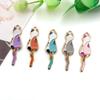 10Pcs Metal Kitten Charm Cartoon Cute Colored Cat Pendant Dangle Jewelry Making Accessory for DIY Necklace Earrings