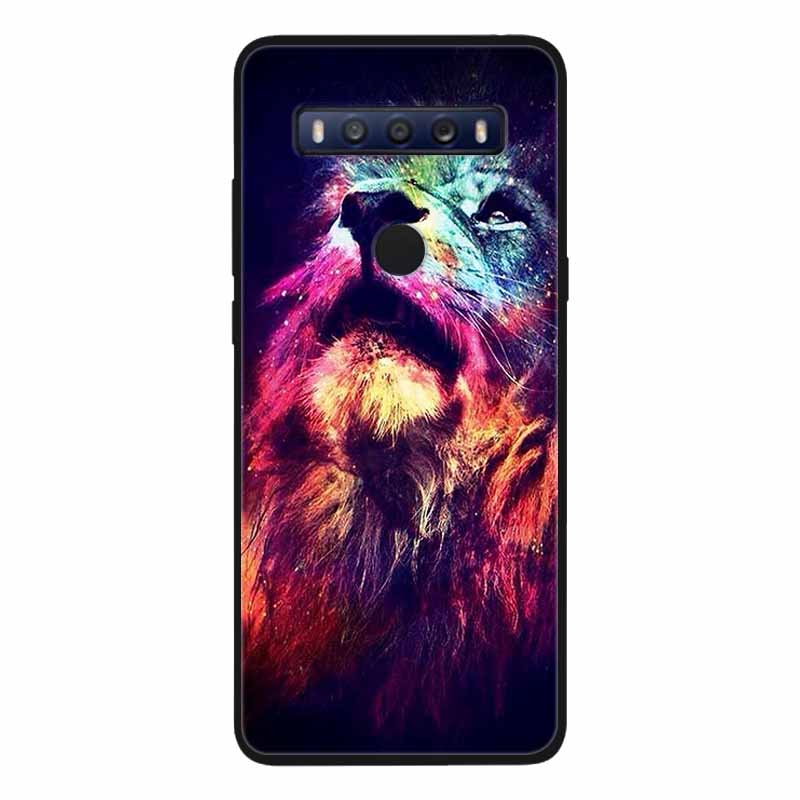 Para TCL 10 SE Funda Suave de Silicona Fresca y Moderna Para TCL 10SE T766U T766H Tapa Trasera TCL10SE TPU Protectora para Teléfono Fundas