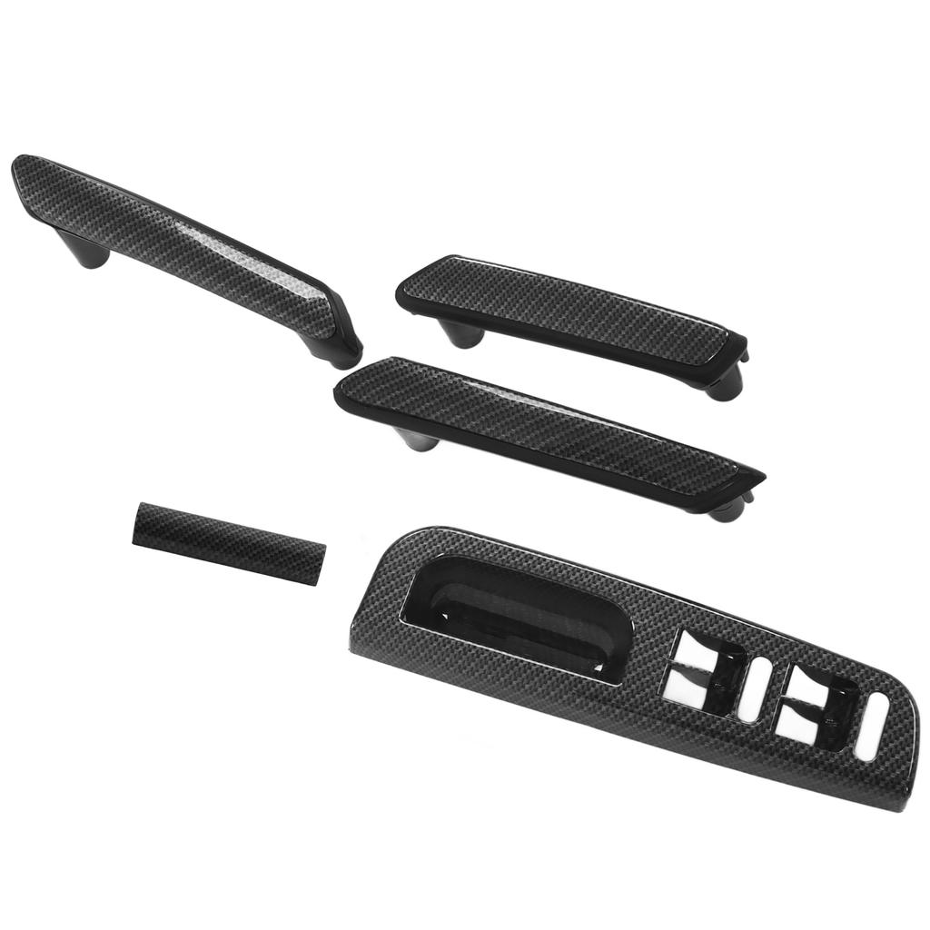 Carbon Fiber Style Inner Door Handle Lifting Panel Frame 3B0867172 Car Interior Accessories