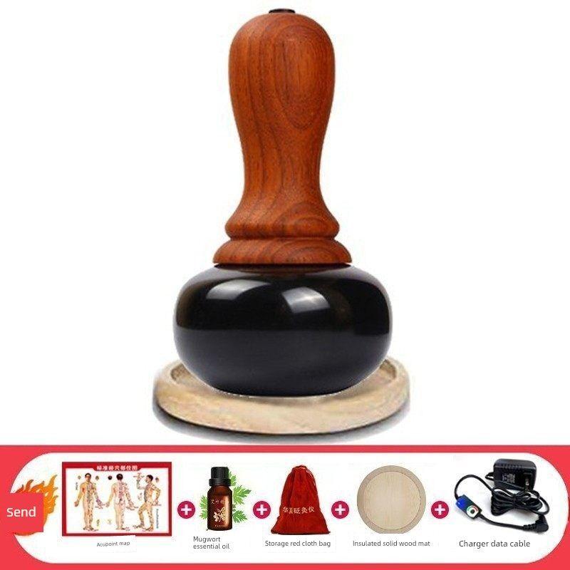 Massage Plug Electric Heating Dredging Massage Stone
