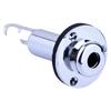 6.35mm Mono Output Input Plug Socket Copper Bass Tail Nail Split Sockets with 3 Screws Professional Replacement Instrument Parts
