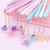 Korean Heart Charm Fairy Ballpoint Pen with Wind Chime Pendant