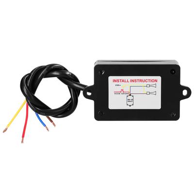 Ovladač klaksonu do auta Elektrická jednotka pro ovládání zvuku reproduktoru klaksonu s 10 přepínáním zvukových efektů 12-24V