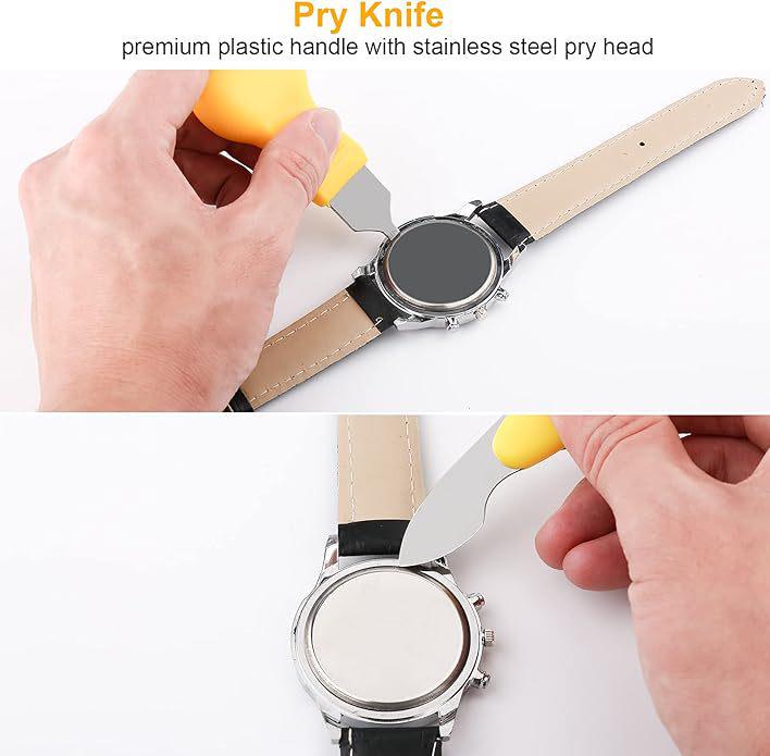 Professional Watch Repair Kit: Adjustable Case Opener & Precision Disassembly Tools for Battery Replacement