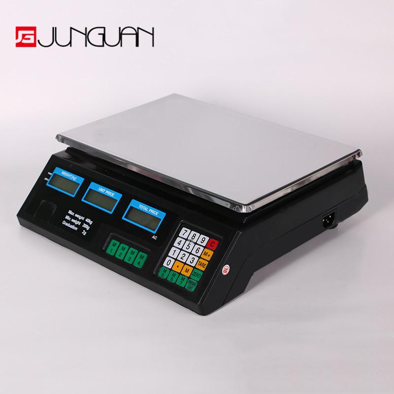 40kg Watermelon Color Box Electronic Fruit Price Computing Bench Scale