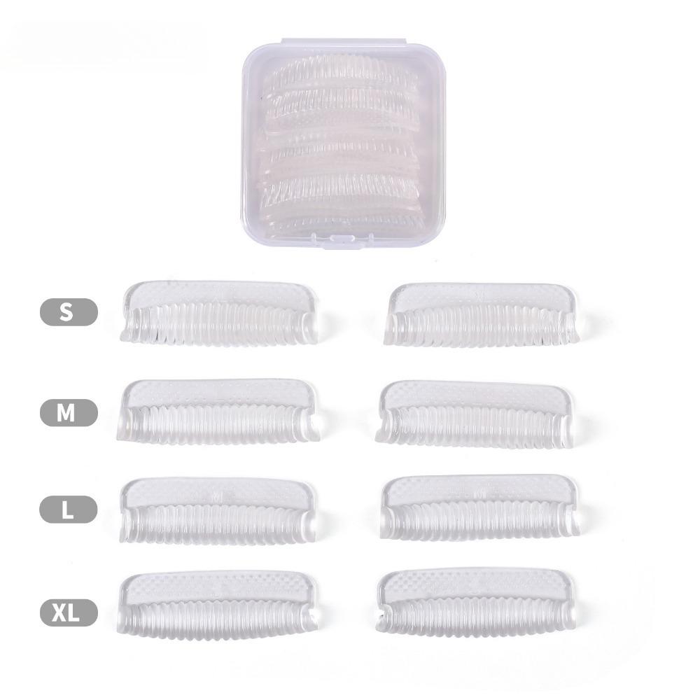 New 4Sizes 4Pairs Lash Lift Rods New No Glue Eyelash Lifting Shield Self Sticky Lash Lift Pads Reusable Soft Eyelash Perm Curler