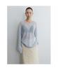 Diaepeocheo Loosely V Neck Knit Sky Blue (Ta5751A08Q)