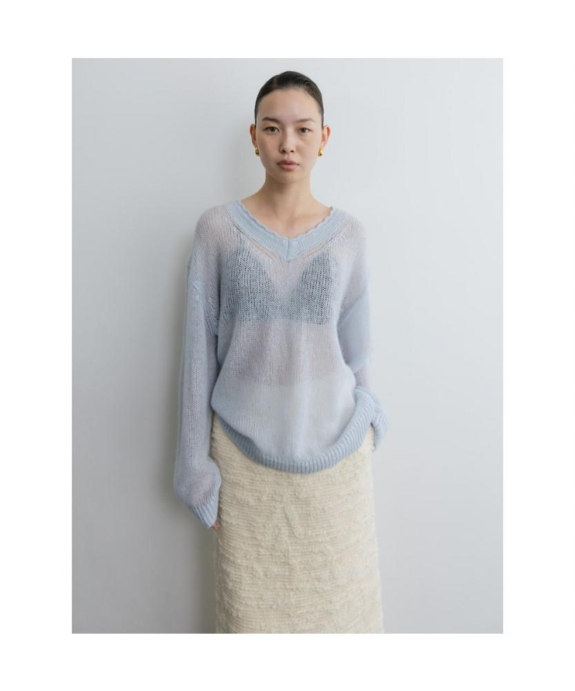 Diaepeocheo Loosely V Neck Knit Sky Blue (Ta5751A08Q)