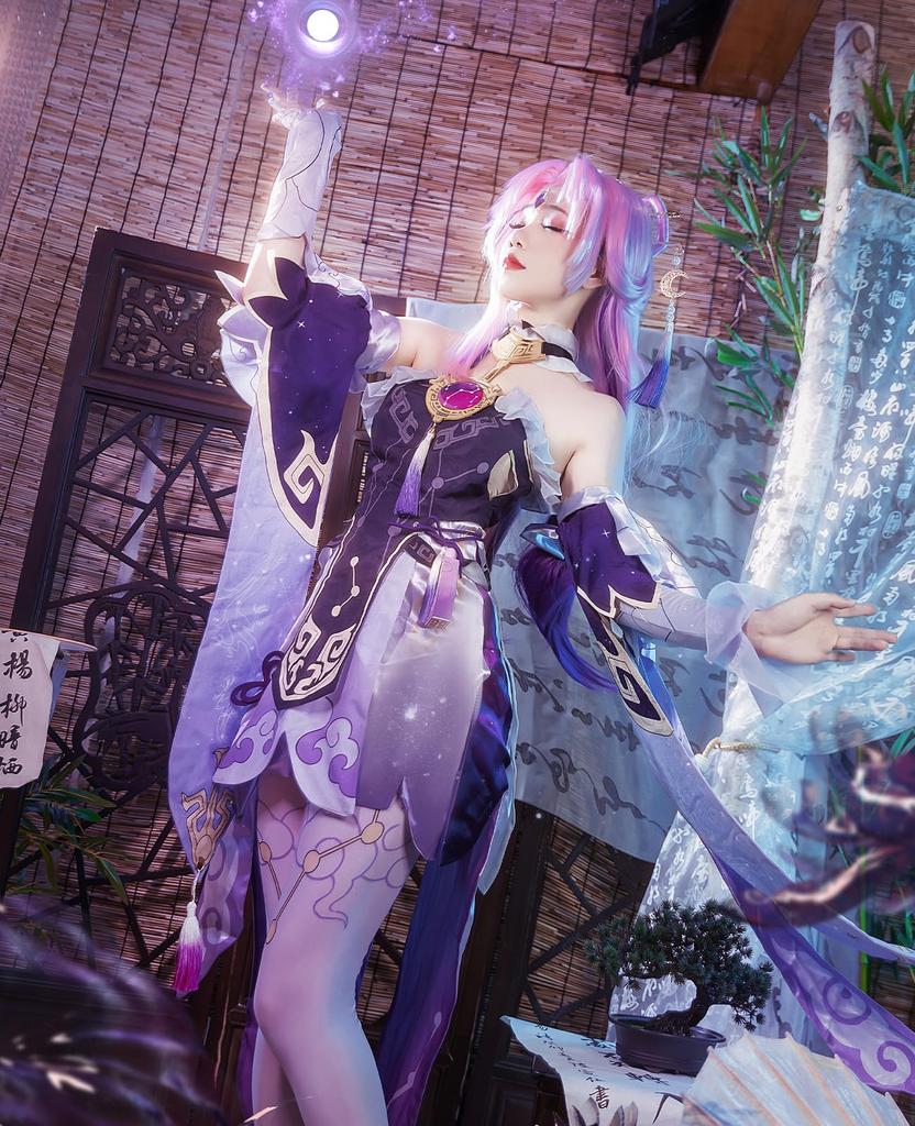 Hokai Star Rail Fugen Cosplay Senshu Hokai Star Rail Fugen School Festival Event Size [NOKIJP] Costume, Luofu, Cosplay, (Fugen Costume, 2XL)
