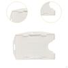 10 Pieces Double Sided ID Card Holder Heavy Duty Open Face for Lanyard Events