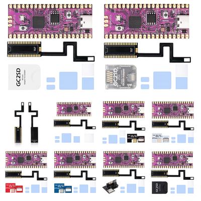 For Raspberry Pi Pico Picoboot FPC Flex Cable with SD2SP2 Adapter GC2SD Card Reader FPC Flex Solder Cable for Retro Game Console
