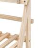 Desktop Organizer Rack 2 Tiers Wood Book Shelf Decorative Countertop Storage Rack for Home Office