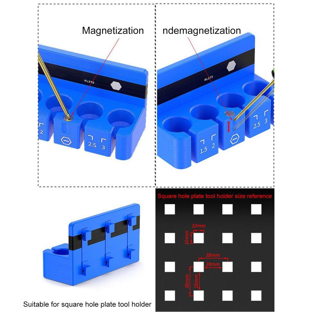 Screwdriver Storage Bike Tool Storage Rack Heavy Duty Bike Repair Tool Organizer For Wrench Bit Screwdriver Pliers Drawer Shelf