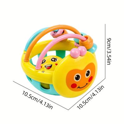 Baby Soft Teething Toys Newborn Early Educational Sensory Teether Rattle Touch Hand Grasping Ball Develop Infant Ball Game Toy