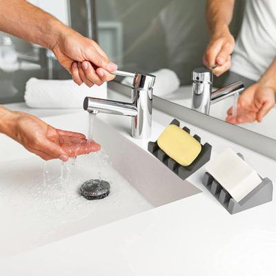 Sabunluk Modern anti-korozif Drenaj Sabunluk Silikon Taşınabilir Sabunluk Sabunluk Banyo Aksesuarları Standı