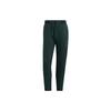 Adidas Knitted Sweatpants Men's Green Moderate Straight Fit Pants HM5169