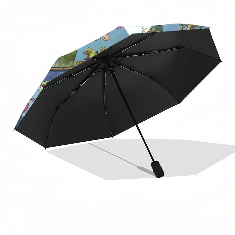 1pc My Singing Monsters Themed High-quality Umbrella,Automatic Opening and Closing Umbrella,Multi-functional Umbrella G0811258