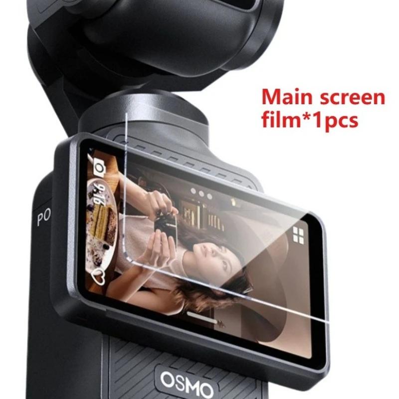 Applicable To Tempered Glass Screen Protector for DJI OSMO Pocket 3, HD Full Coverage Anti-Scratch Lens Film Camera Accessories