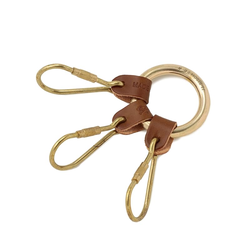 

[IL BISONTE (Il Bisonte)] key ring key ring leather genuine leather cowhide ladies men s unisex olive