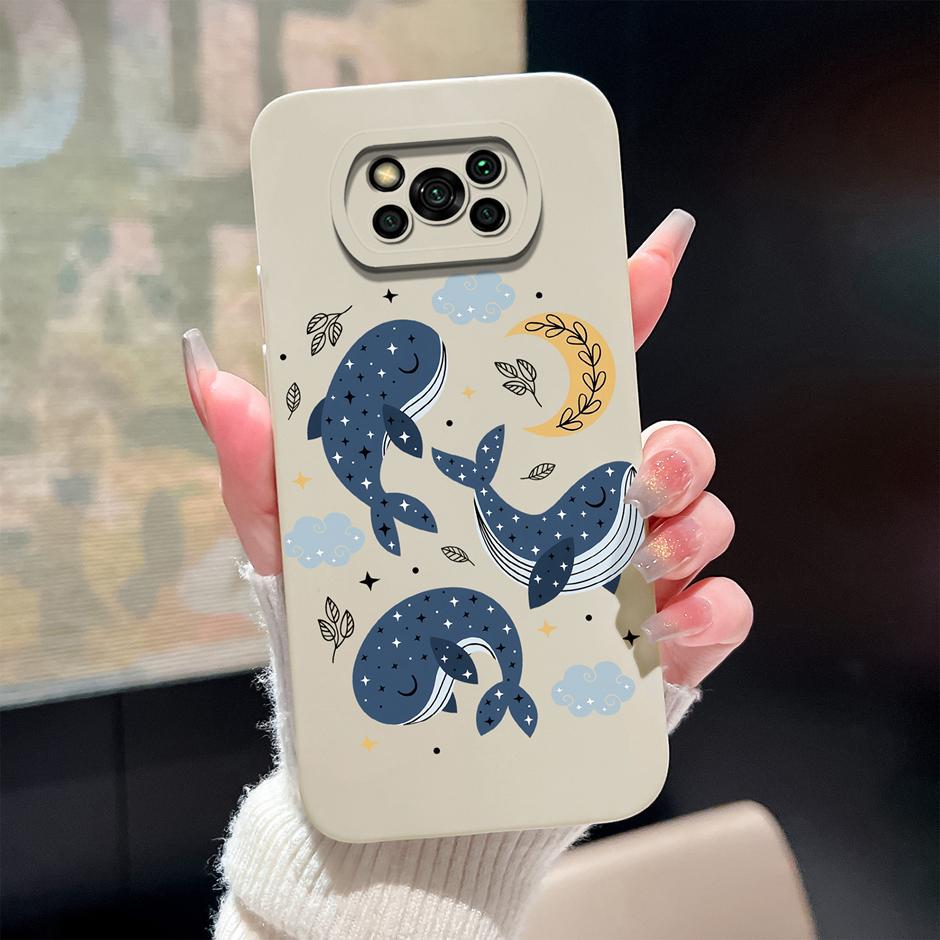 For Xiaomi Poco X3 Pro NFC GT Cases Cartoon Rabbit Lion Portable Anti-drop Lightweight Aesthetic Shell For Xiaomi PocoX3Pro Capa