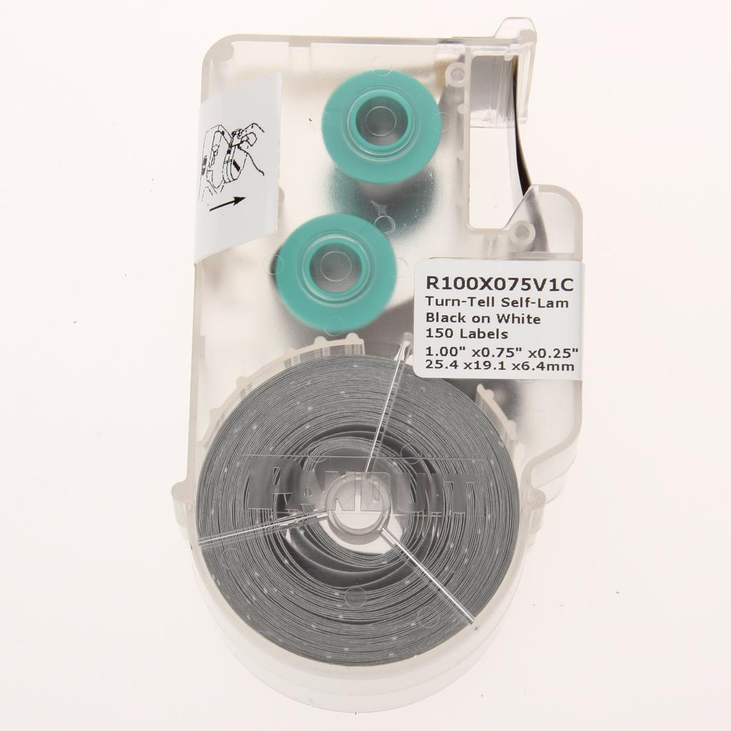 Panduit R100X075V1C P1 Cassette Turn-Tell Self-Lam