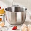 Fruit Container Kitchen Cooking Tools Stainless Steel Mixing Bowl Deep Design Cooking Baking Cake Bread Salad Egg Beater Basin