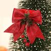 Cones Xmas Decorative Red Wreaths Durable Christmas Decoration Christmas Bow Bow Ties Home Ornament