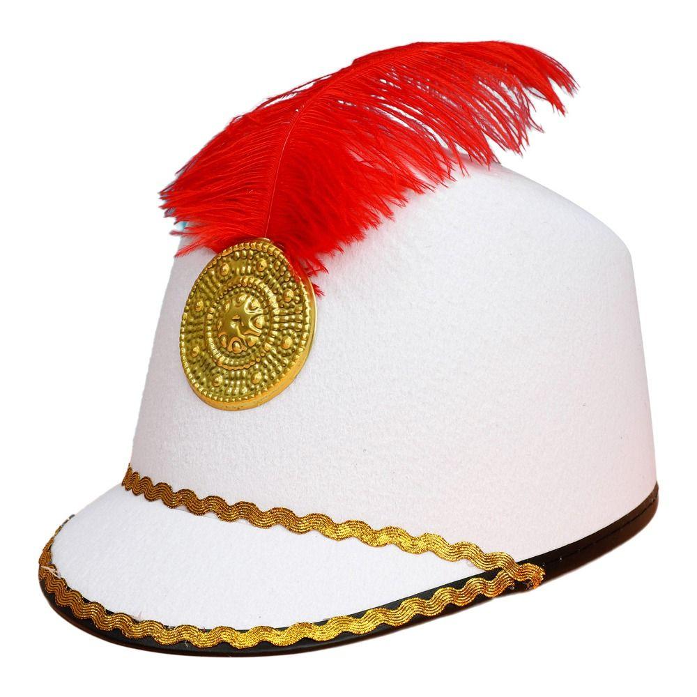 Dress Up Uniform Hat Vintage Knight Drum Major Hat Doorman's Hat Marching Band Hat  Festival Fancy