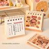 2026 Year Cartoon Capibara Desktop Mini Desk Calendar Planner Desktop Decoration Office Stationery