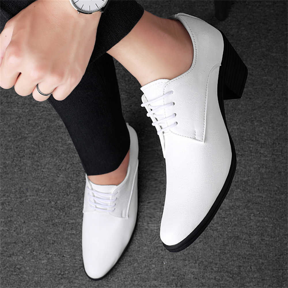 Fashion Wide Heel Spring-autumn High Sneakers For Man Boots Black Shoes Skateboarding Sneakers Sport Celebrity Idea Tenise Practice