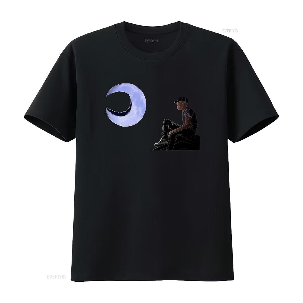 T Shirt So La Lune Cover Vintage Casual Designer Clothes Unisex Versatile Comfortable Homme Fashion Stretched Breathable