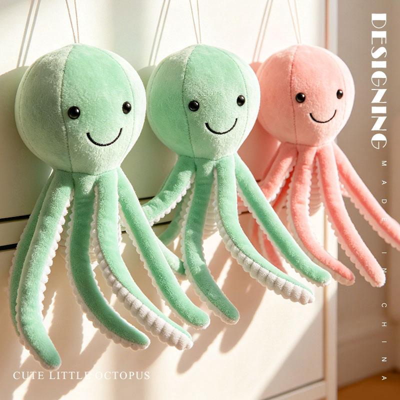Carino Giocattolo Peluche Polpo Simulato Arancione Animale Marino Polpo Morbido Bambola Imbottita Decorazione per la Casa Giocattoli Peluche per Amici Regali Decorazione