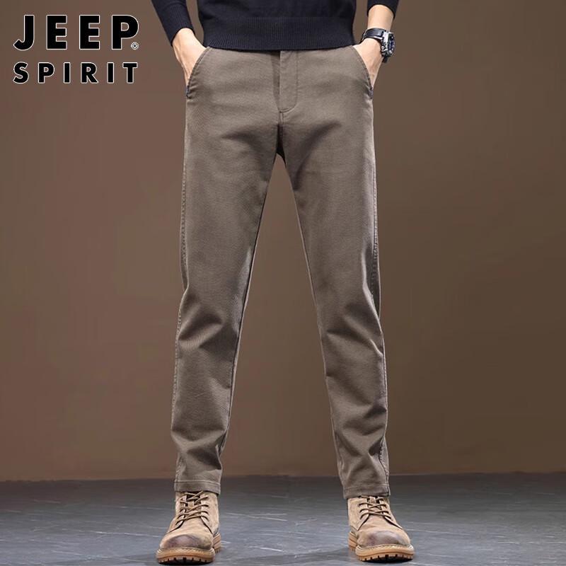 JEEP SPIRIT Men's Straight Leg Casual Pants