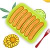 Sausage Maker Mould 6 Cavity Silicone Diy Ham  Dog Making Moulds With Lid Household Sausages Cake Baking Tool Molds