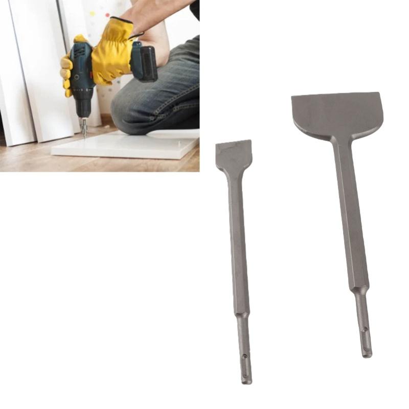 Wide Tile Removal Chisel Floor Scraper Cranked Tile Removal Chisel With Round Shank