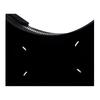 Maison Margiela Snatched Digital Logo Decorated Zipper Closure Fabric Hobo Bag Women bags Black SB1WG0056P6427T8013
