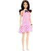 Barbie Fashionistas Pink Check Dress Play Doll and House HRH21 for Ages 3 and Up