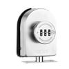 1pc Frameless Glass Door Lock No Drill Installation For Bathroom Double Swing Doors Outdoor Glass Door Use